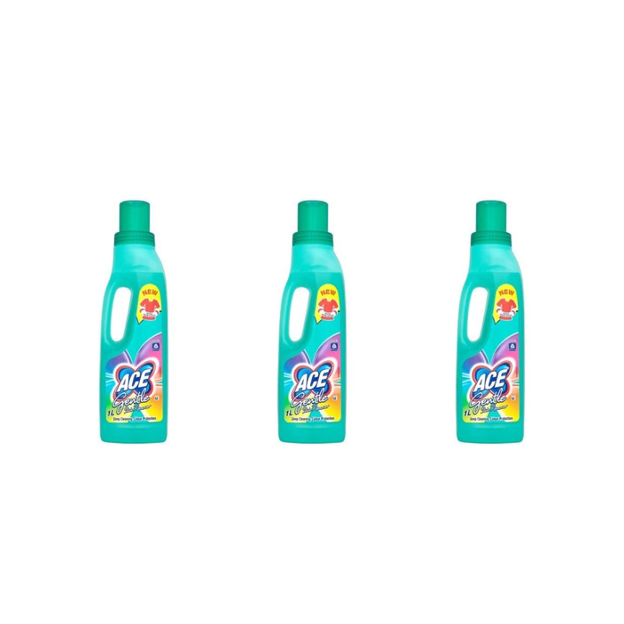 ACE Gentle Stain Remover 1L - Pack of 3
