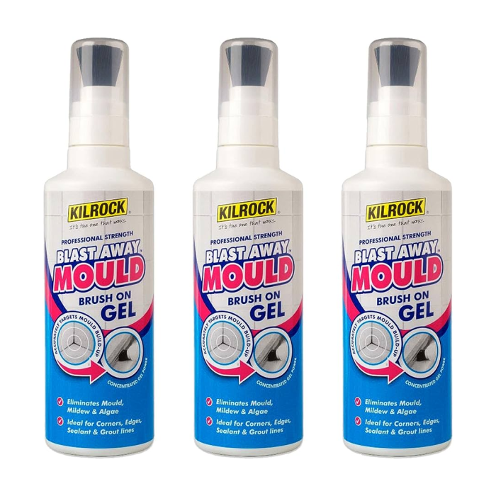 Kilrock Blast Away Brush On Mould Gel 250ml - Pack of 3