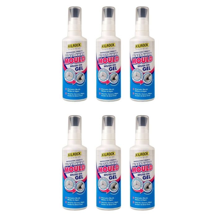 Kilrock Blast Away Brush On Mould Gel 250ml - Pack of 6