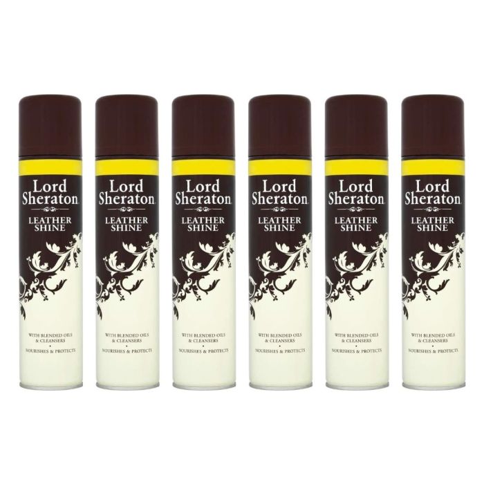 Lord Sheraton Leather Shine Spray 300ml - Pack of 6