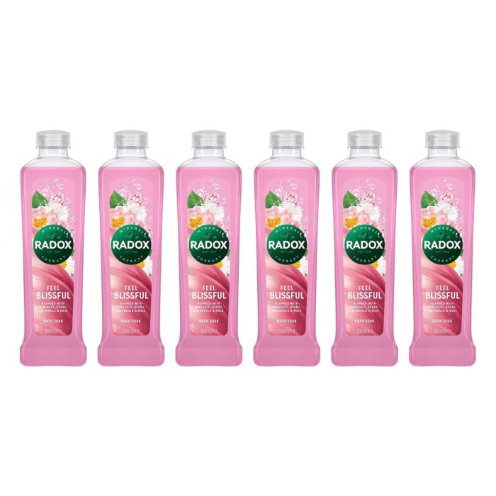 Radox Feel Blissful Bath Soak 500ml - Pack of 6