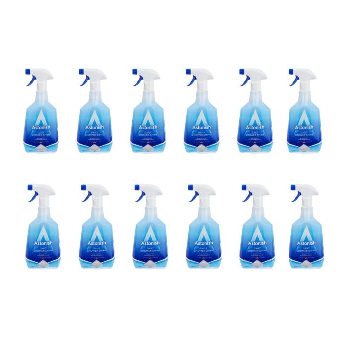 Astonish Daily Shower Shine Cleaner Spray 750ml - Pack of 12