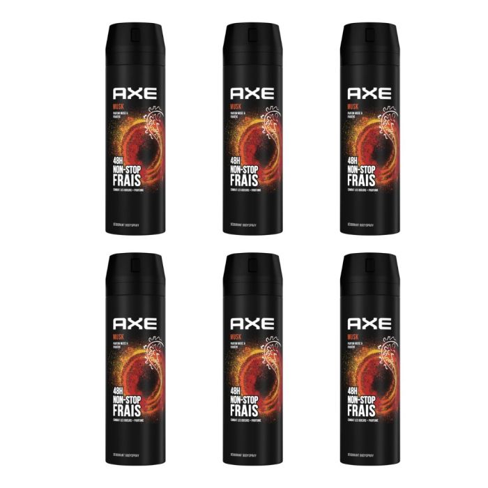 AXE Deodorant Body Spray For Men Musk 150 ml - Pack of 6