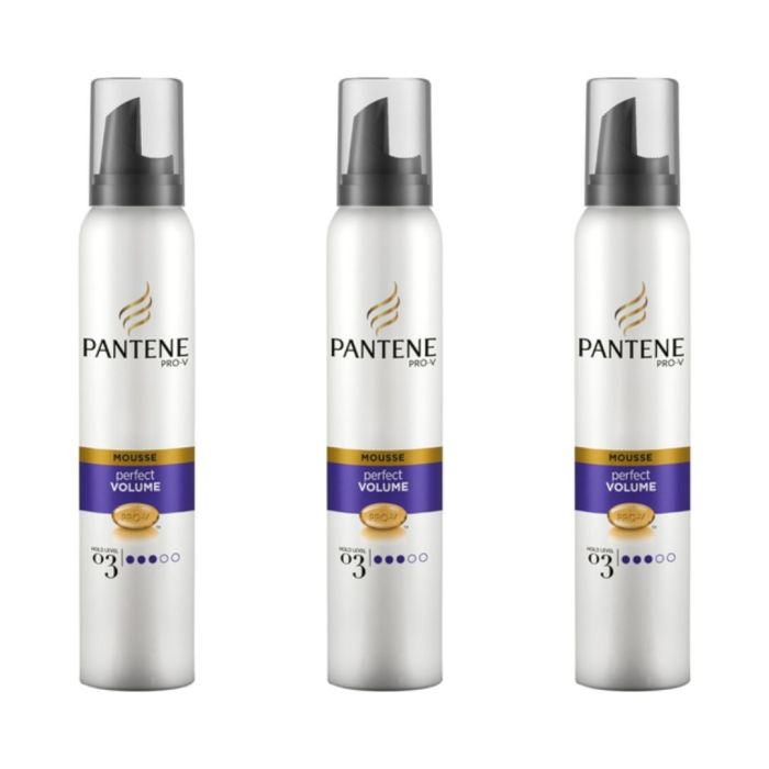 Pantene Mousse Perfect Volume and Body 200ml - Pack of 3