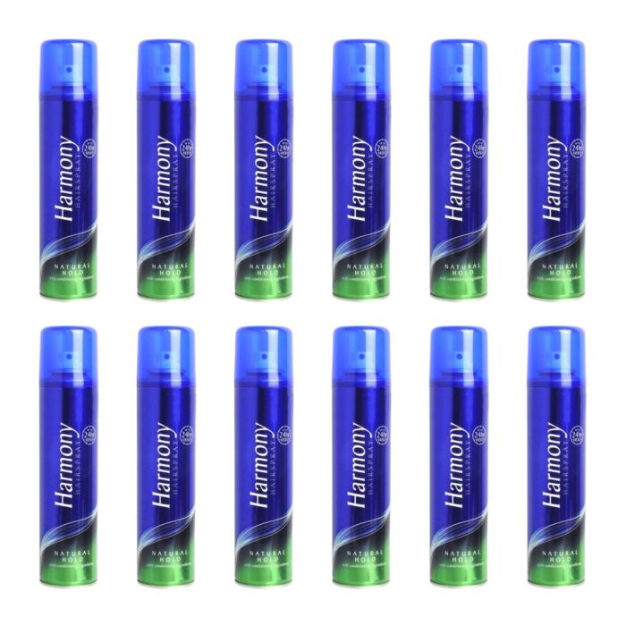 Harmony Natural Hold Hairspray 225ml - Pack of 12