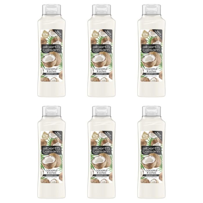 Alberto Balsam Coconut & Lychee Nourishing Shampoo 350ml - Pack of 6