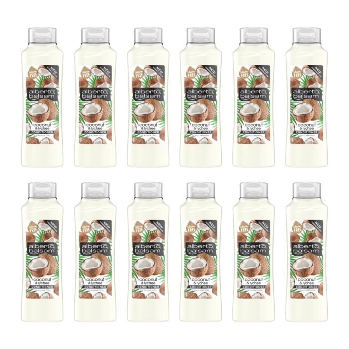 Alberto Balsam Coconut & Lychee Nourishing Conditioner 350ml - Pack of 12