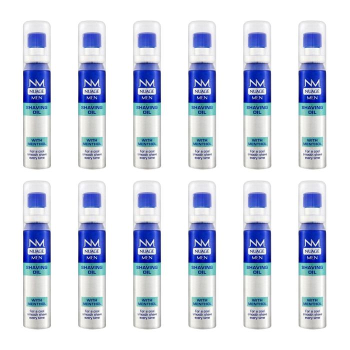 Nuage Men Shaving Oil With Menthol Cool & Smooth Shave 20ml - Pack of 12