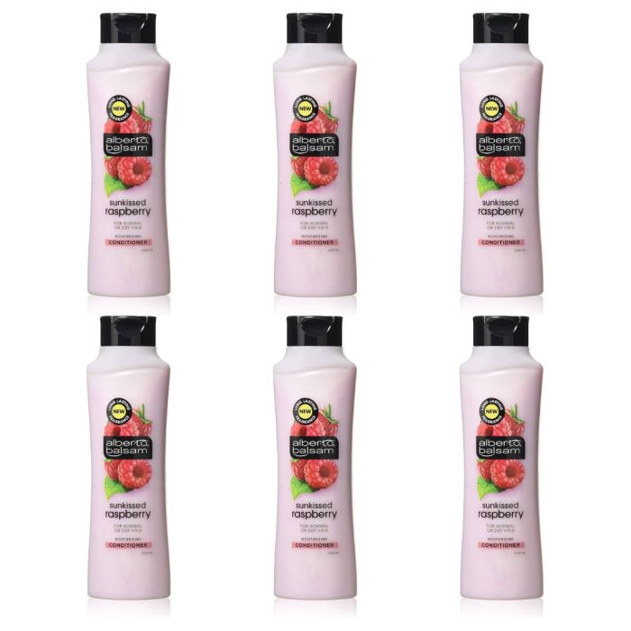 Alberto Balsam Sunkissed Raspberry pro-vitamin B5 Conditioner 350ml - Pack of 6