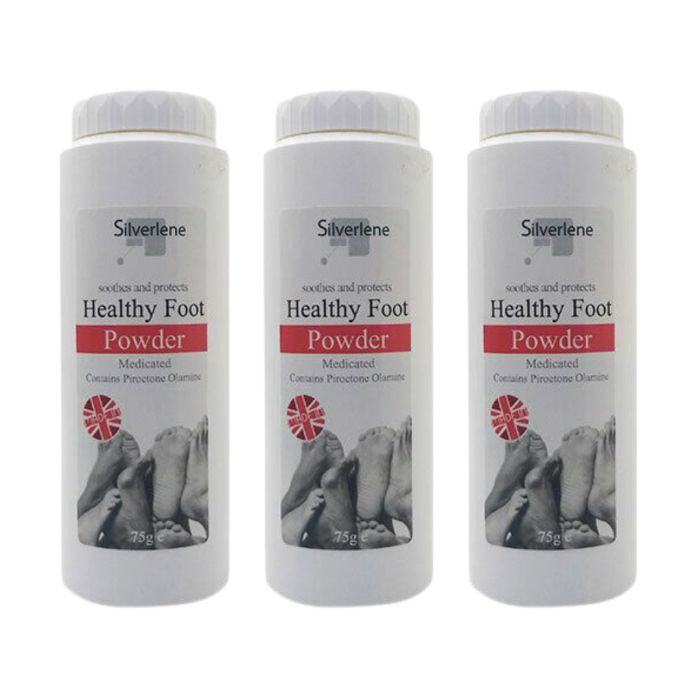 Silverlene 75g anti-fungal powder treats and prevents athlete's foot infection