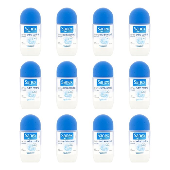 Sanex Dermo Extra Control Roll-On 50ml - Pack of 12