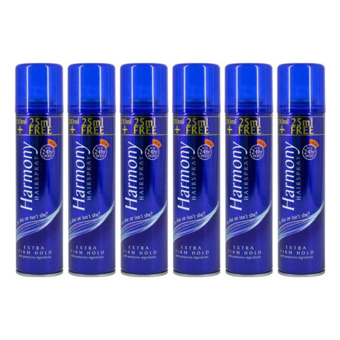 Harmony Hairspray Extra Firm Hold 225ml - Pack of 6