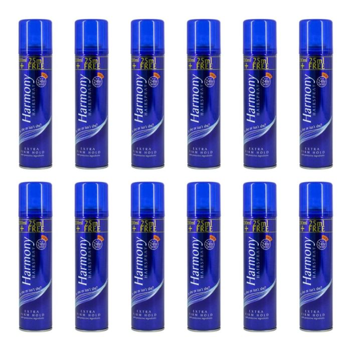 Harmony Hairspray Extra Firm Hold 225ml - Pack of 12