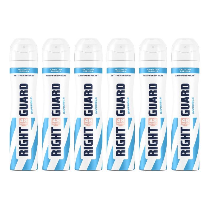 Right Guard Women Total Defence 5 Invisible Power Anti-Perspirant 250ml - Pack of 6