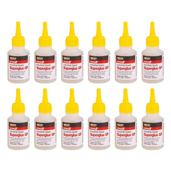 Everbuild Industrial Superglue 20g - Pack of 12