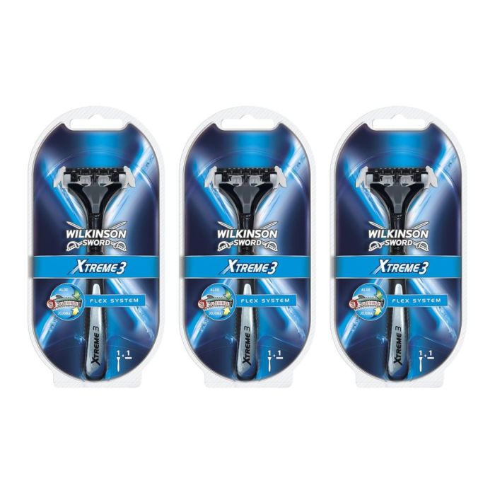 Wilkinson Sword Xtreme 3 Sensitive Disposable Razors - Pack of 3