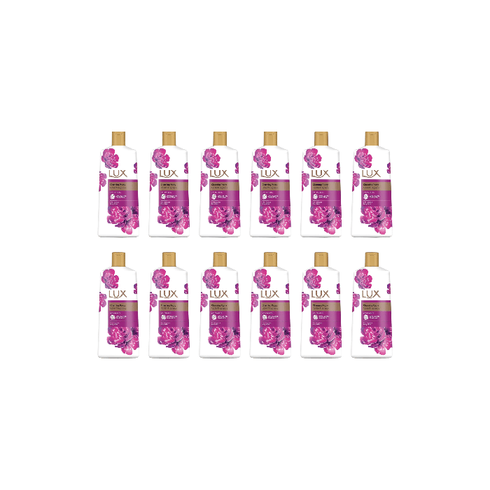 Lux Body Wash With Organ Oil Charming Peony Opulent Fragrance 600ml - Pack of 12