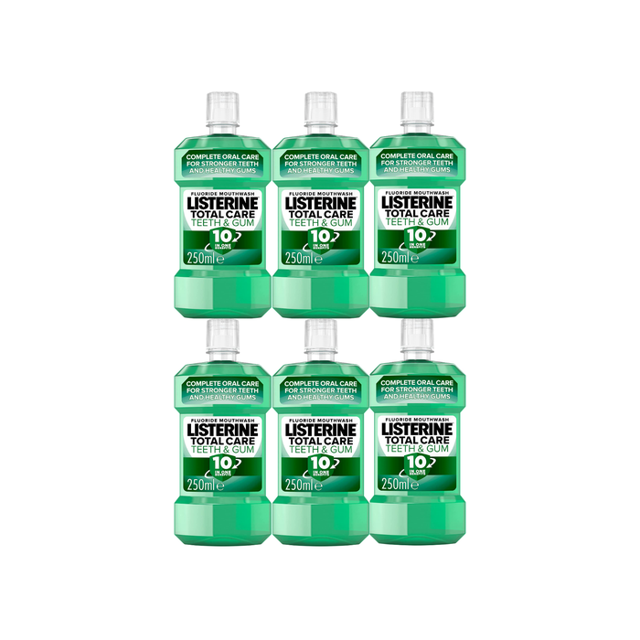 Listerine Teeth & Gum Defence Mouthwash 250ml - Pack of 6