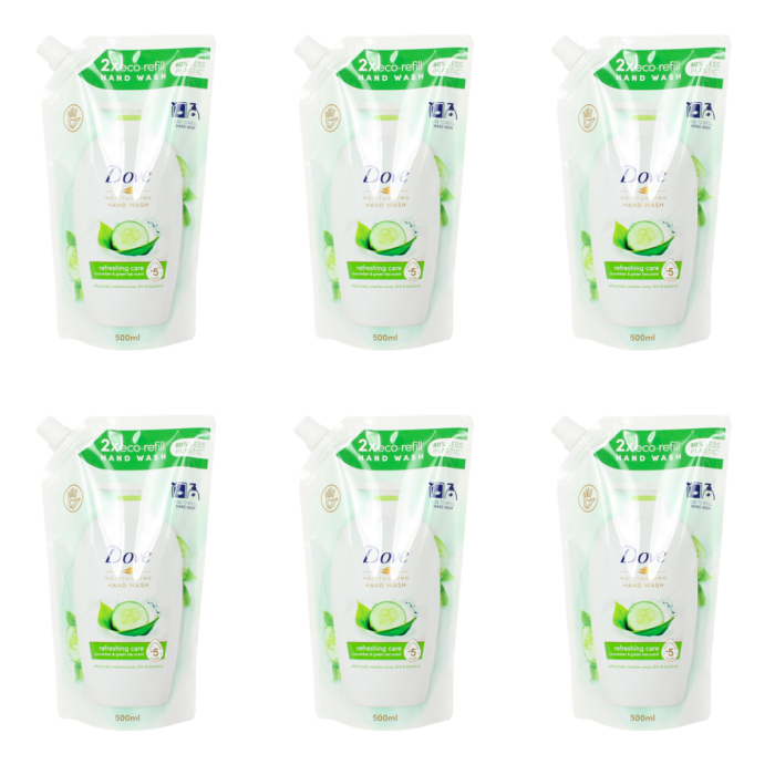 Dove fresh touch refill hand wash 500ml - Pack of 6
