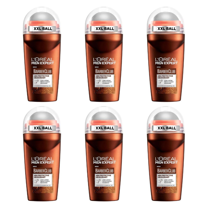 L'Oréal Men Expert Barber Club Cedarwood Roll-On Deodorant 50ml

