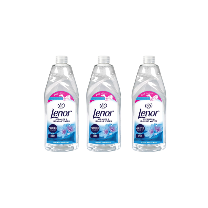 Lenor Steamer & Ironing Water Spring Awakening 1 Litre - Pack of 3