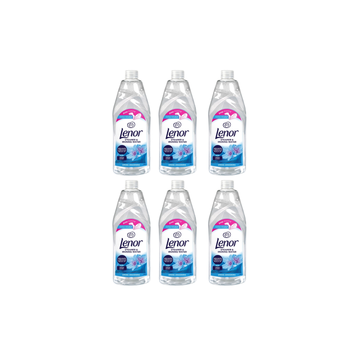 Lenor Steamer & Ironing Water Spring Awakening 1 Litre - Pack of 6