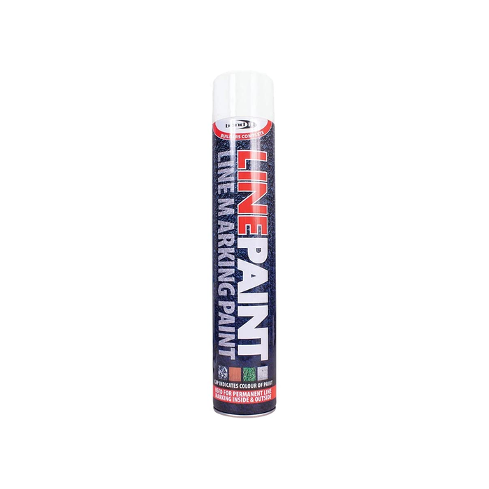Bond It Line Paint Marking Spray White For Indoor & Outdoor Use 750ml - Pack of 12