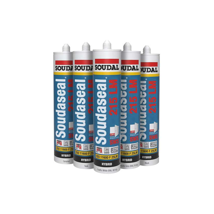 Soudal Soudaflex 40 FC Polyurethane Sealant/Adhesive Black 310ml - Pack of 12