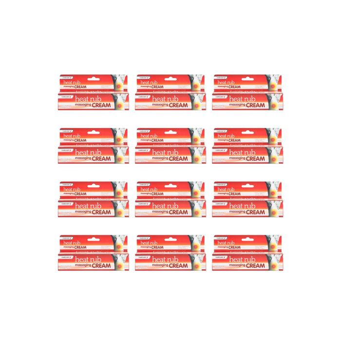 Masterplast Heat Rub Massaging Cream 70g - Pack of 12