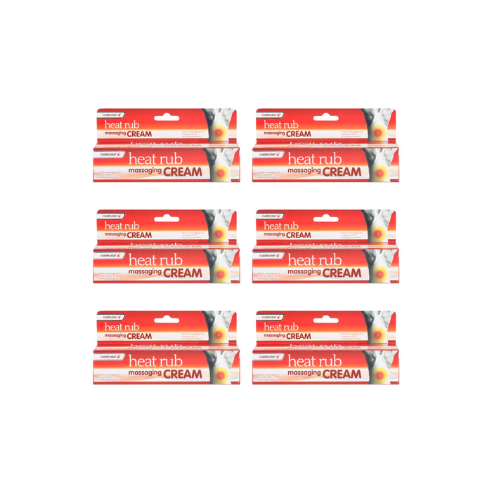 Masterplast Heat Rub Massaging Cream 70g - Pack of 6