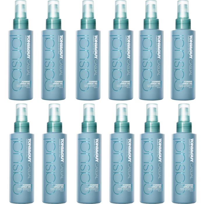 Toni & Guy Casual Forming Spray Gel 150 ml - Pack of 12