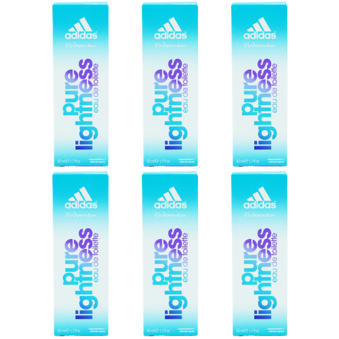 Adidas Pure Lightness Eau De Toilette Spray 50ML - Pack of 6