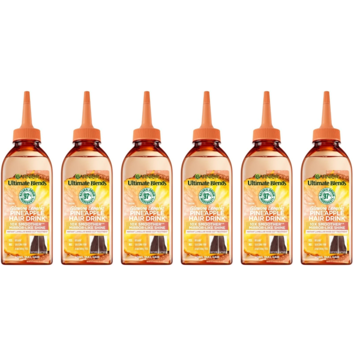 Garnier Ultimate Blends Nourishing Pineapple Hair Drink 200ML - Pack of 6