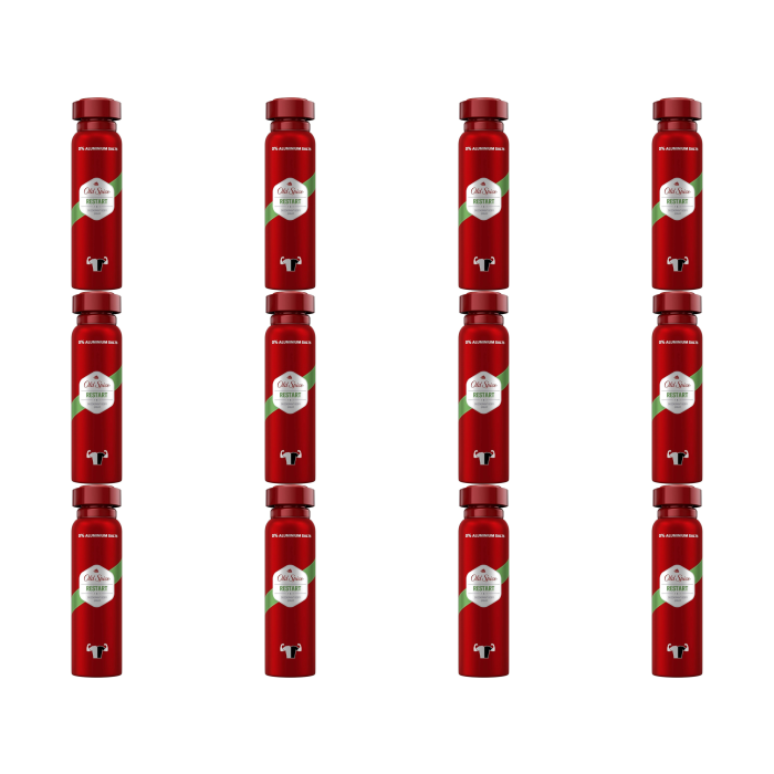 Old Spice Deodorant Body Spray for Men Restart 150ml - Pack of 12