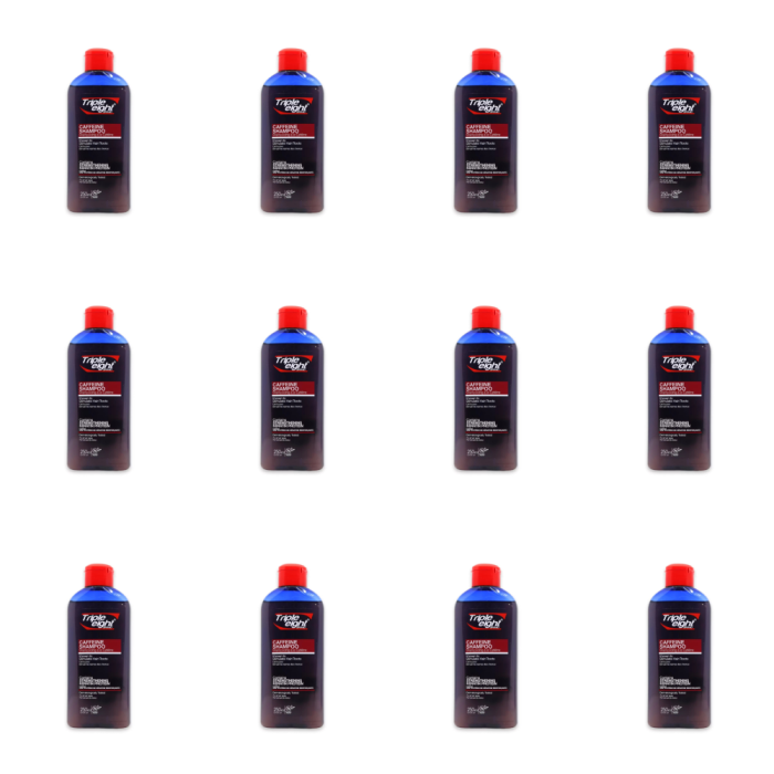 Triple Eight Caffeine Shampoo 250ML - Pack of 12