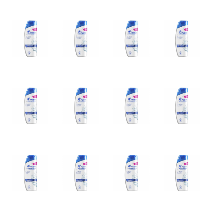 Head & Shoulders Classic Clean Anti-Dandruff Shampoo 250ml - Pack of 12