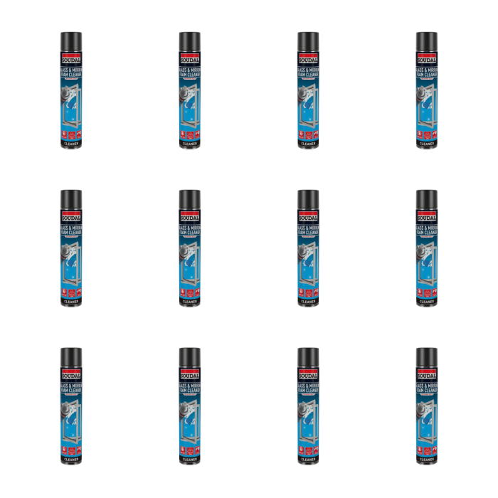 Soudal Glass & Mirror Foam Cleaner 750ml - Pack of 12