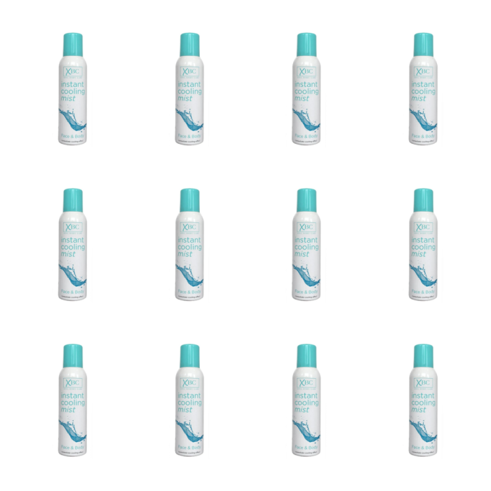 Xbc Instant Cooling Face & Body Mist Spray 150ml - Pack of 12