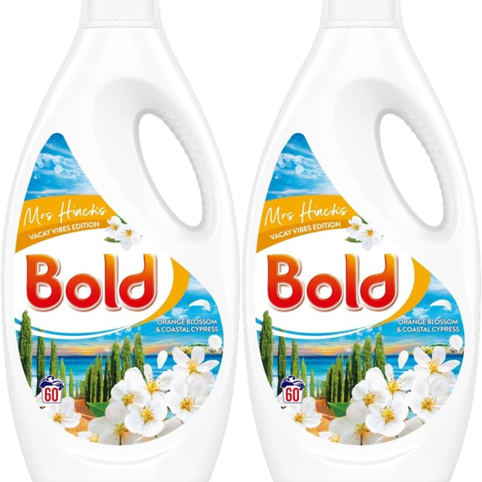 Bold 2-in-1 Mrs Hinch Orange Blossom & Coastal Cypress 60 Washes - Pack of 2
