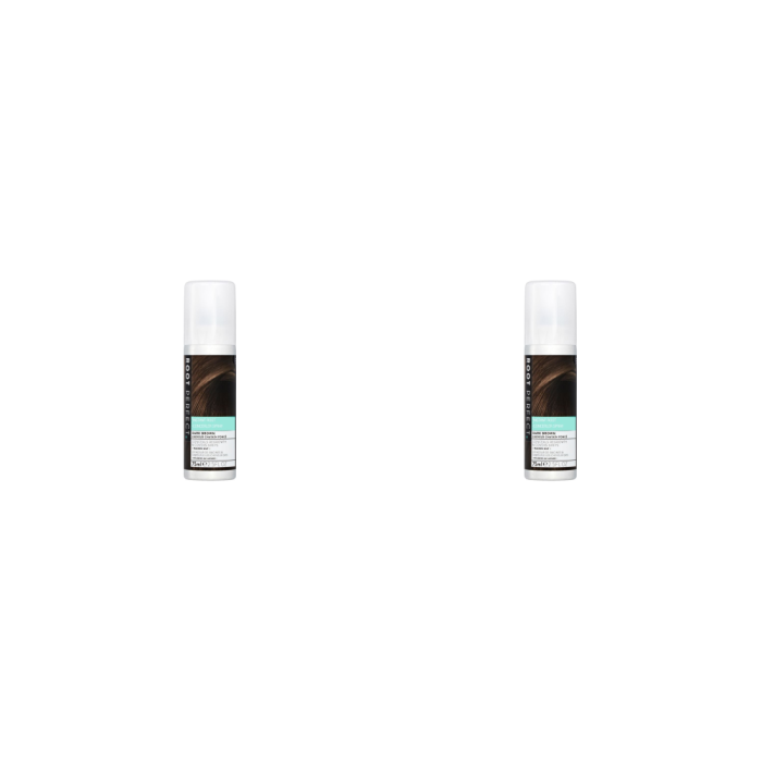 Root Perfect Dark Brown Hair Concealer Spray 75ml - Pack of 2
