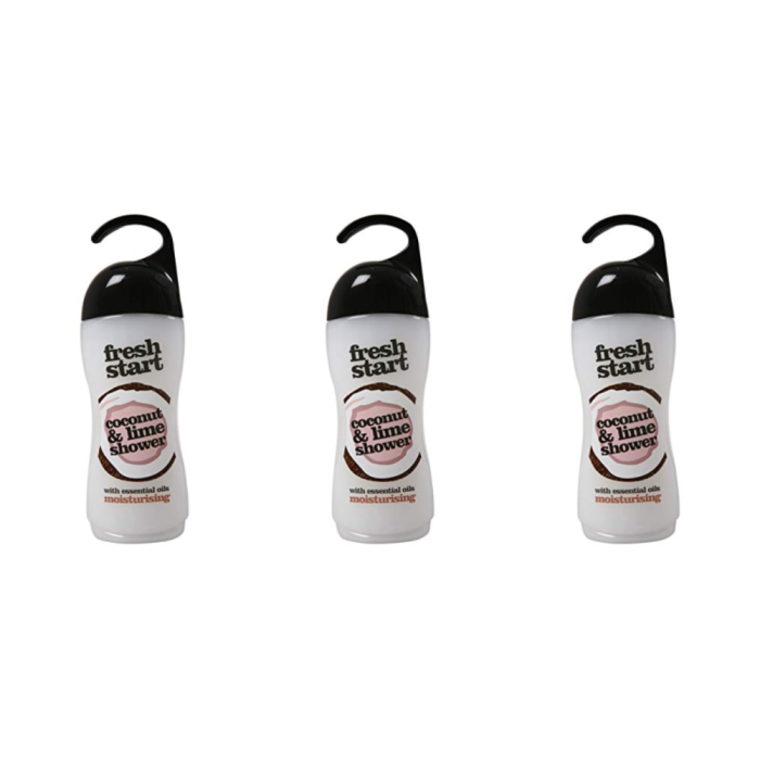 Fresh Start Coconut & Lime Shower Gel 400ml - Pack of 3