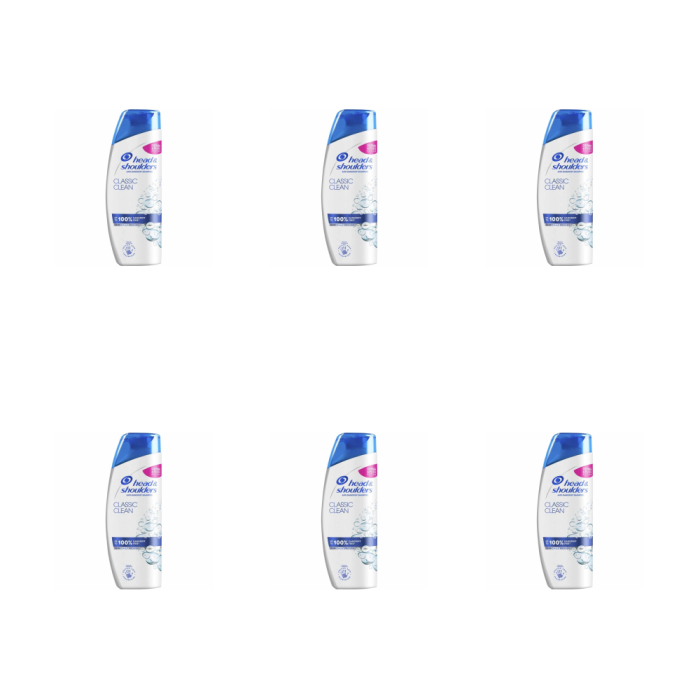 Head & Shoulders Classic Clean Anti-Dandruff Shampoo 250ml - Pack of 6