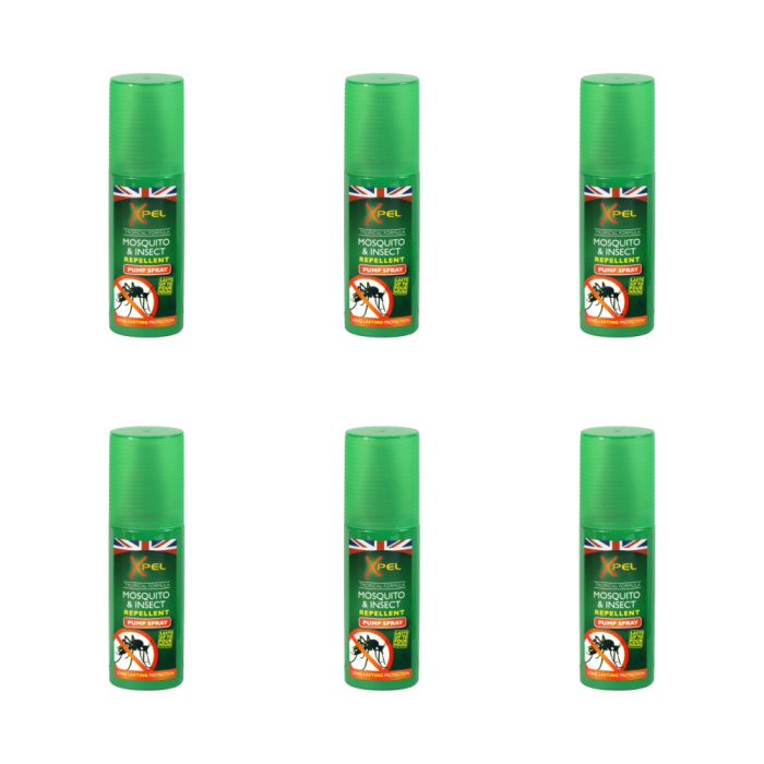 Xpel Mosquito & Insect Repellent Pump Spray 120ml - Pack of 6