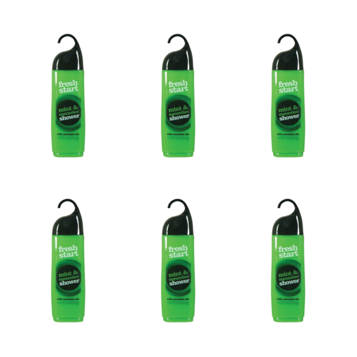 Fresh Start Mint & Cucumber Shower Gel 400ml - Pack of 6