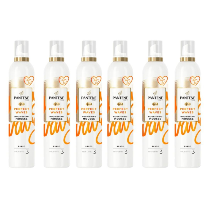 Pantene Mousse Smooth Waves 200ml - Pack of 6