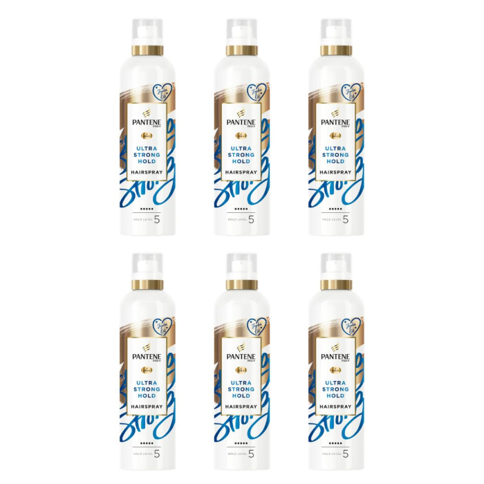Pantene Styling ultra strong hairspray 250ML - Pack of 6
