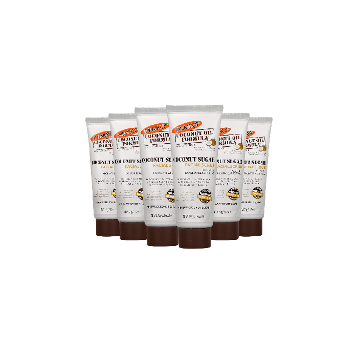 Palmer's Coconut Oil Formula Sugar Facial Scrub 90g - Pack of 6