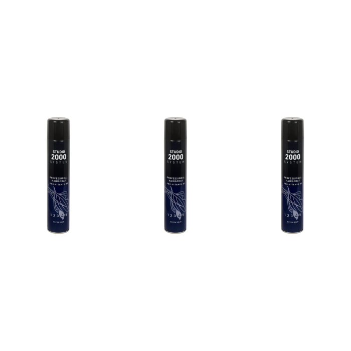 Studio 2000 Professional Hairspray Extra Hold 300ml - Pack of 3