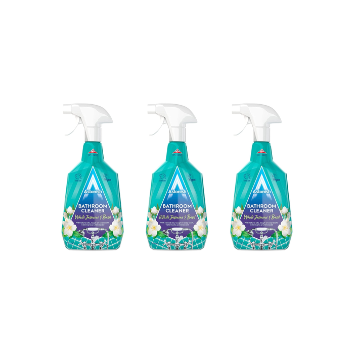 Astonish Bathroom Cleaner Spray White Jasmine & Basil 750ml
