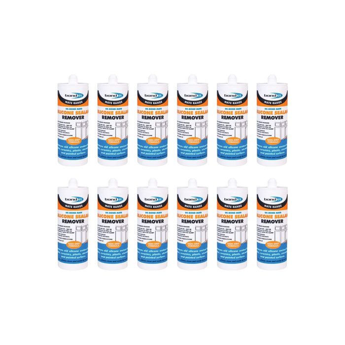Bond It Mate Range De-Bond Silicone Sealant Remover 125ml - Pack of 12